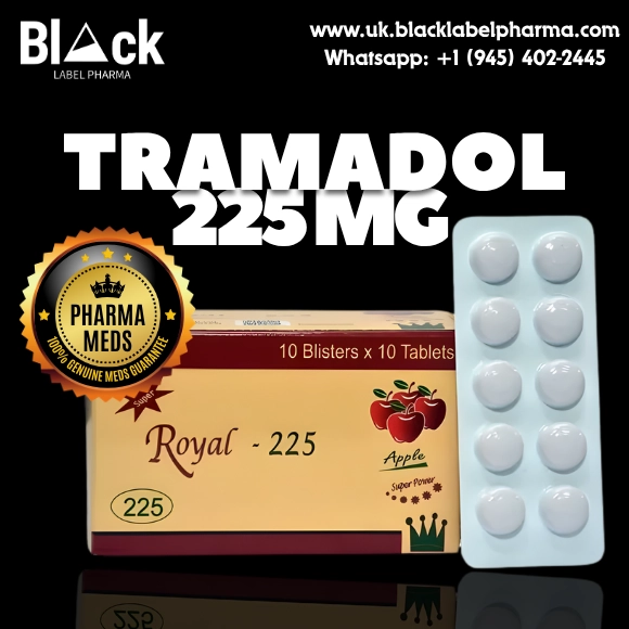 Tramadol 225mg (Royal) pain relief tablets
