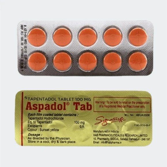 Aspadol 100mg fast pain relief tablets