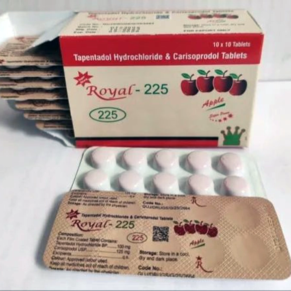 tapentadol-225mg-royal.webp Buy Tapentadol 225mg (Royal) tablets online